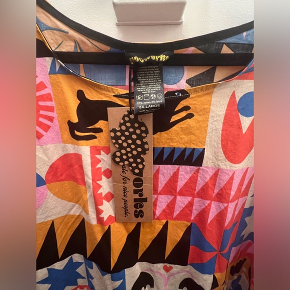 NWT NOOWORKS Big Pocket Dress in “Congdon” Print (5X) - Picture 4 of 5